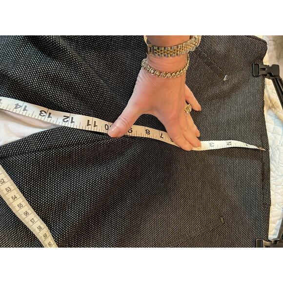 Chicos So Slimming Superior Stretch Ankle Pants Size 0 0R US 4 Black Tan Print - Picture 10 of 10